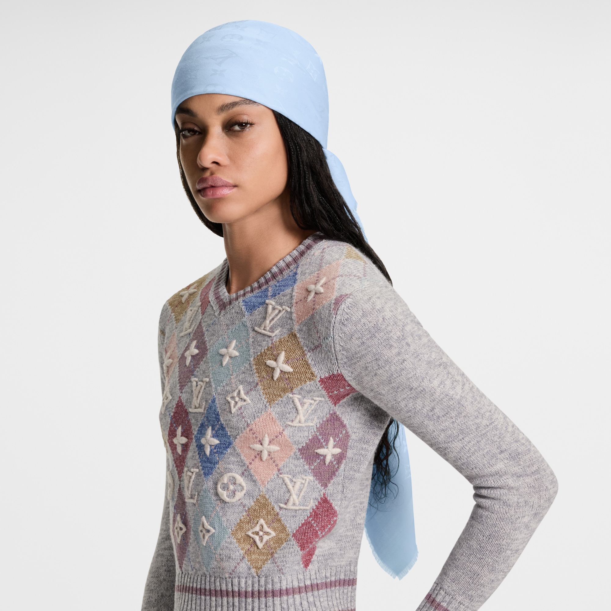 Monogram Classic Shawl . in Women