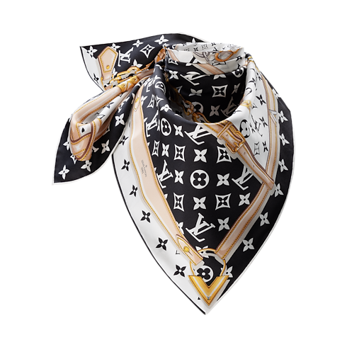 Monogram Confidential Square 90 . in Women's Accessories Silk Squares and Bandeaus collections by Louis Vuitton (Product zoom)