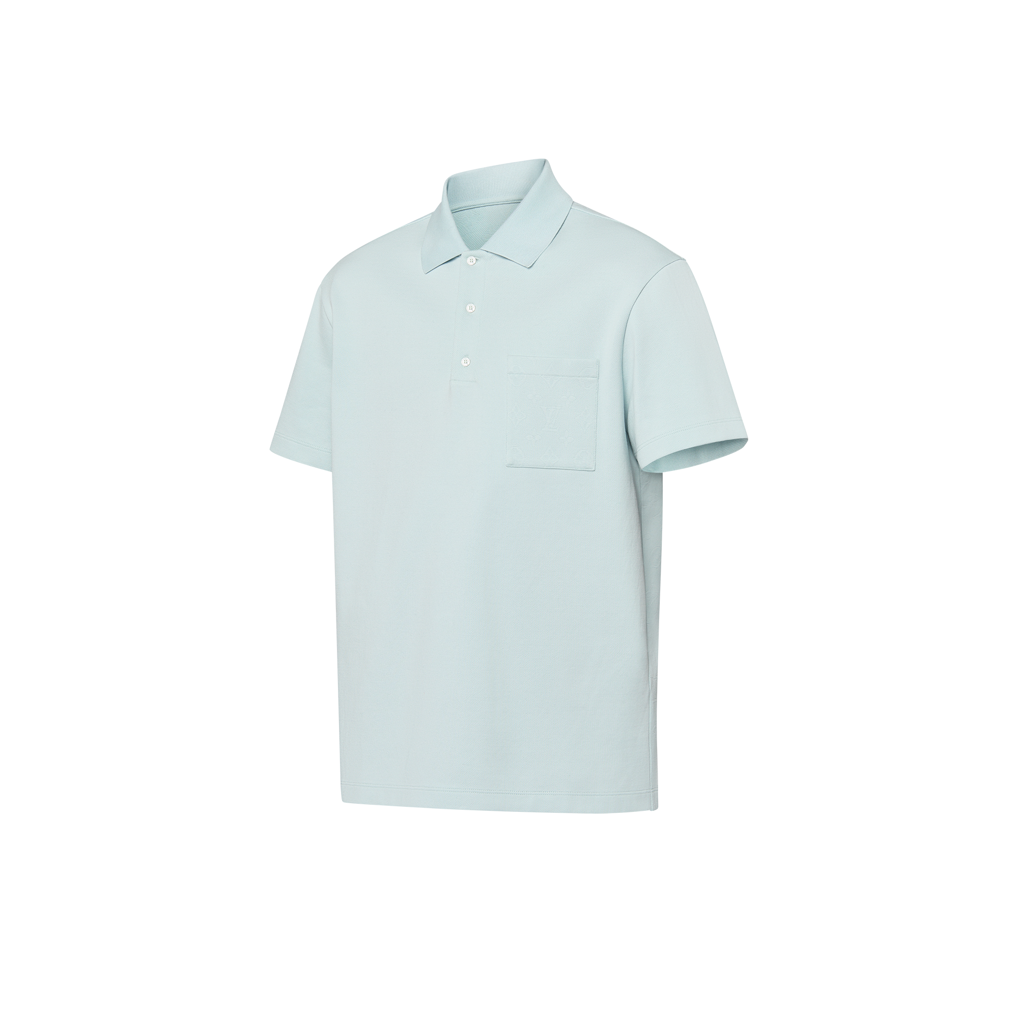Monogram Cotton Pocket Polo  in Men