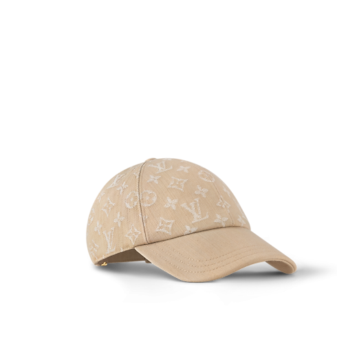 Monogram Denim Cap . in Women's Accessories Hats and Gloves collections by Louis Vuitton (Product zoom)