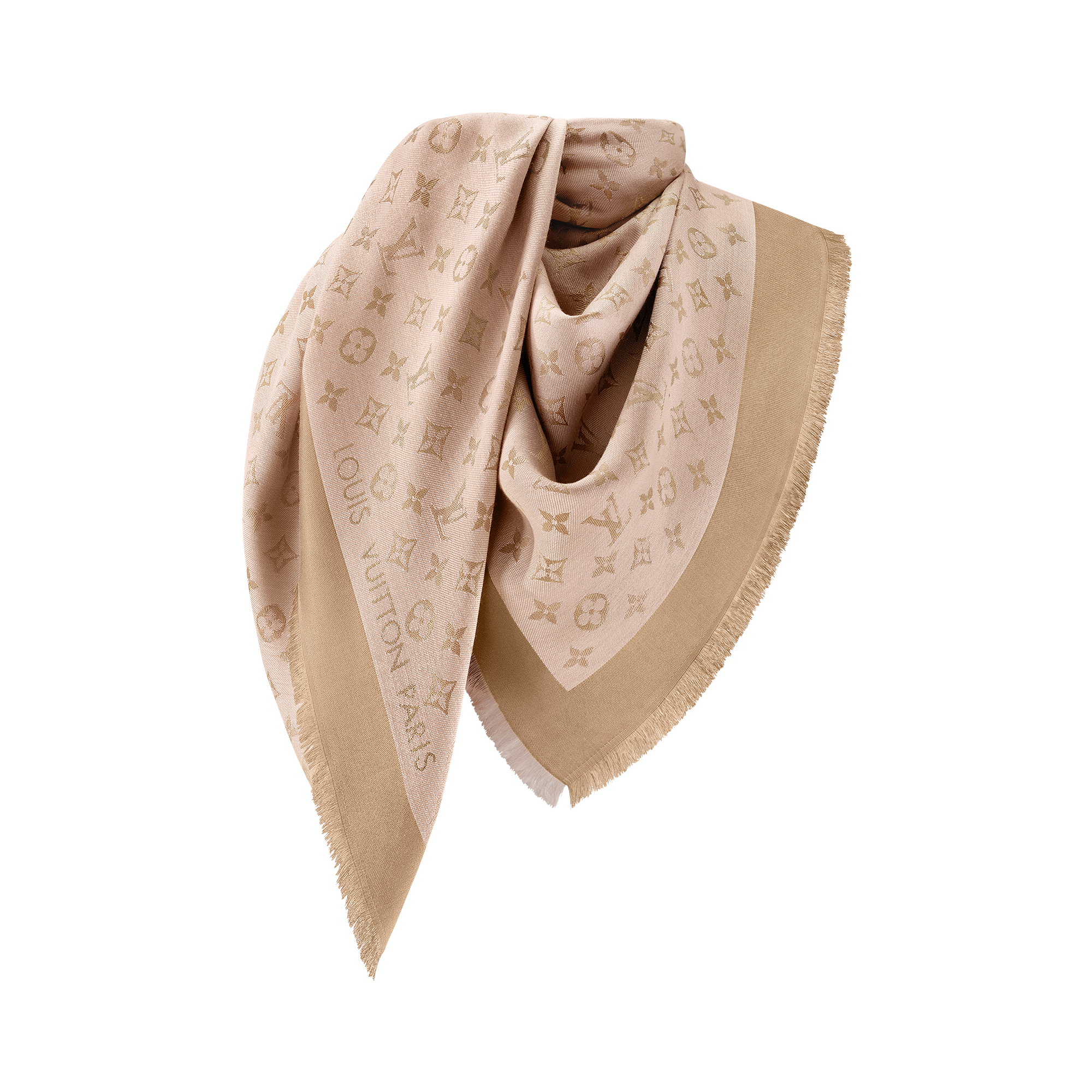 Monogram Denim Shawl . in Women