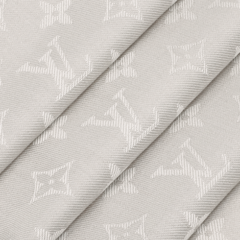 Monogram Denim Shawl detail view