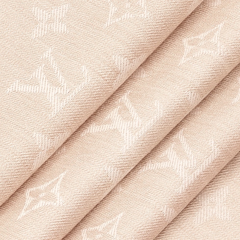 Monogram Denim Shawl detail view