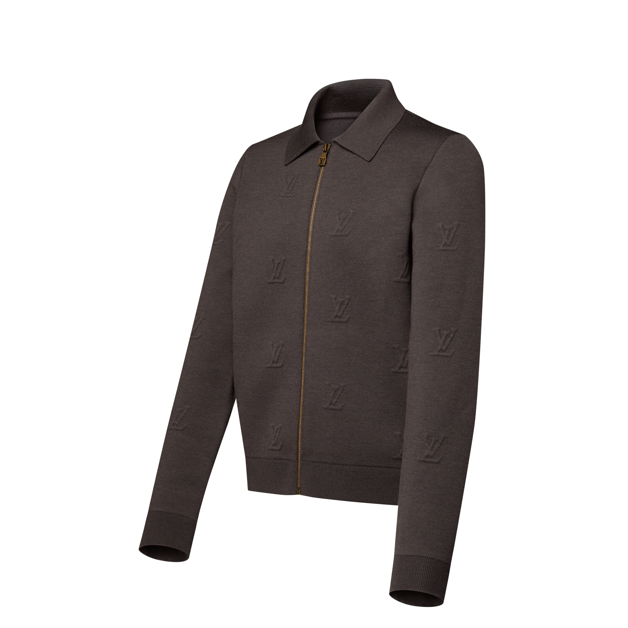 Monogram Embellished Shearling Hoodie  in Men