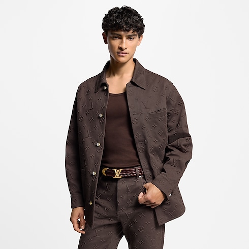 Monogram Embossed Overshirt in Men's Ready-to-Wear Outerwear and Coats collections by Louis Vuitton (Product zoom)