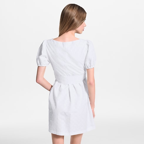 Monogram Fil Coupé Babydoll Dress in Women's Ready-to-Wear Dresses collections by Louis Vuitton (Product zoom)