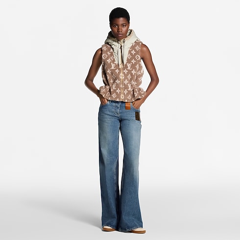 Monogram Fleece Gilet in Women's Ready-to-Wear Coats and Jackets collections by Louis Vuitton (Product zoom)