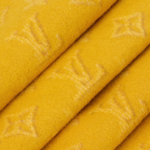 Monogram Heritage Double Face Scarf detail view
