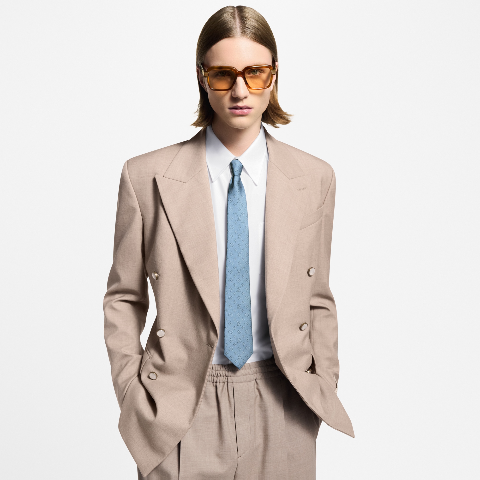 Monogram Heritage Tie . in Men