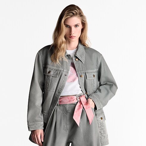 Monogram Infinity Denim BB Bandeau . in Women's Accessories Silk Squares and Bandeaus collections by Louis Vuitton (Product zoom)