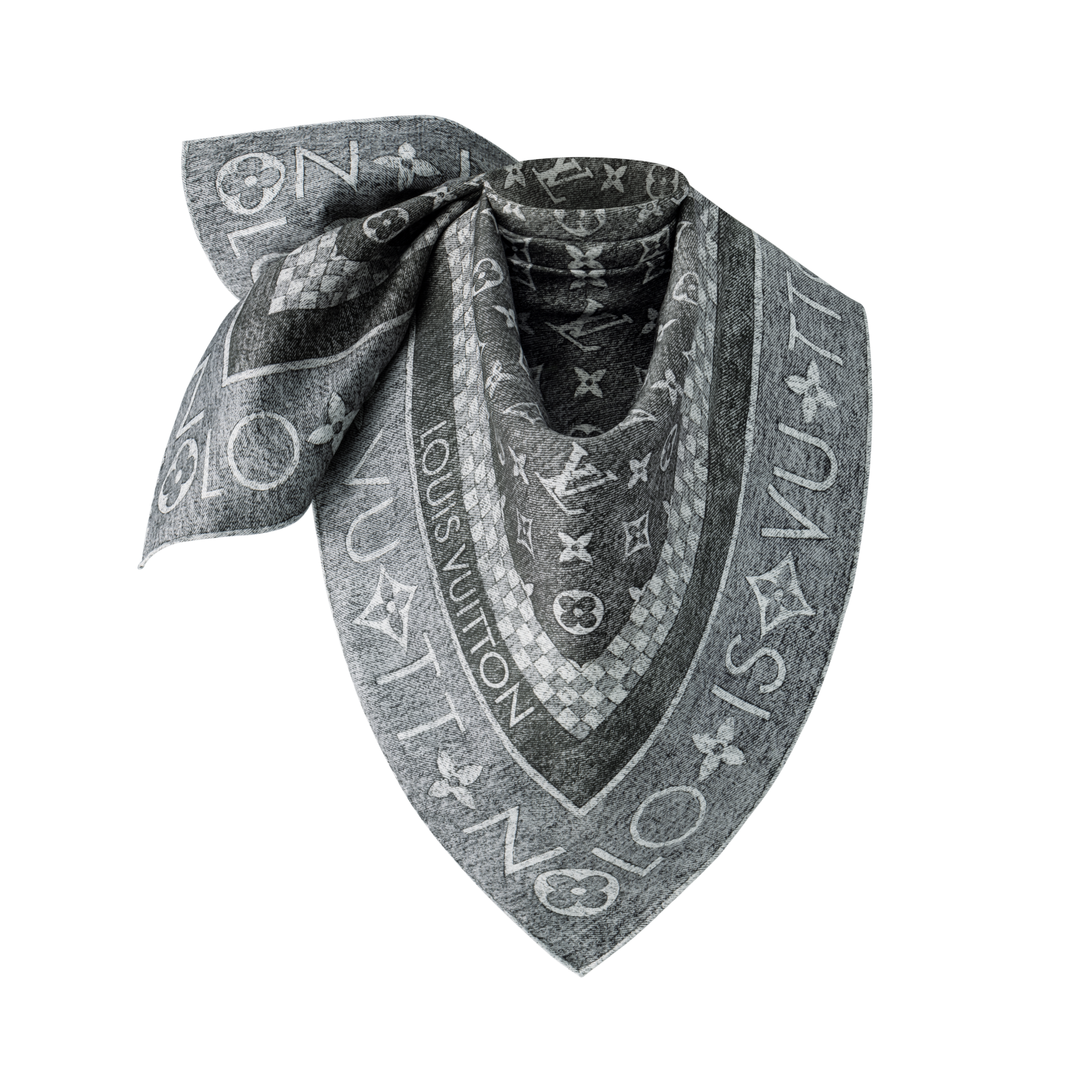 Monogram Infinity Denim Square 90 . in Women