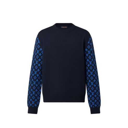Monogram Mix Cashmere Crewneck in Men's Ready-to-Wear Knitwear and Sweatshirts collections by Louis Vuitton (Product zoom)