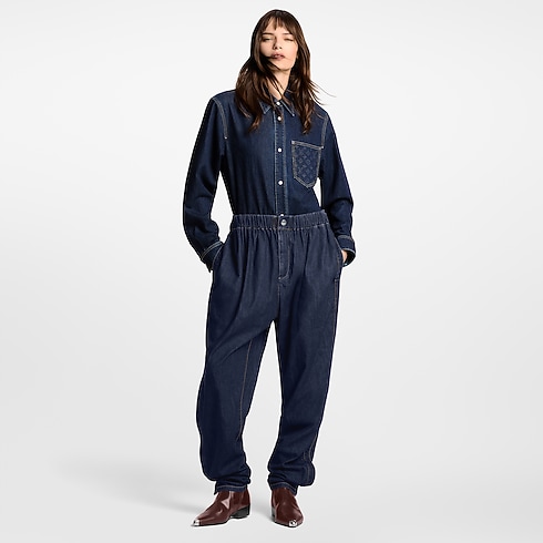 Monogram Pocket Denim Shirt in Women's Ready-to-Wear Tops collections by Louis Vuitton (Product zoom)