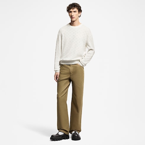 Monogram Pointelle Cotton Pullover in Men's Ready-to-Wear All Ready-to-Wear collections by Louis Vuitton (Product zoom)