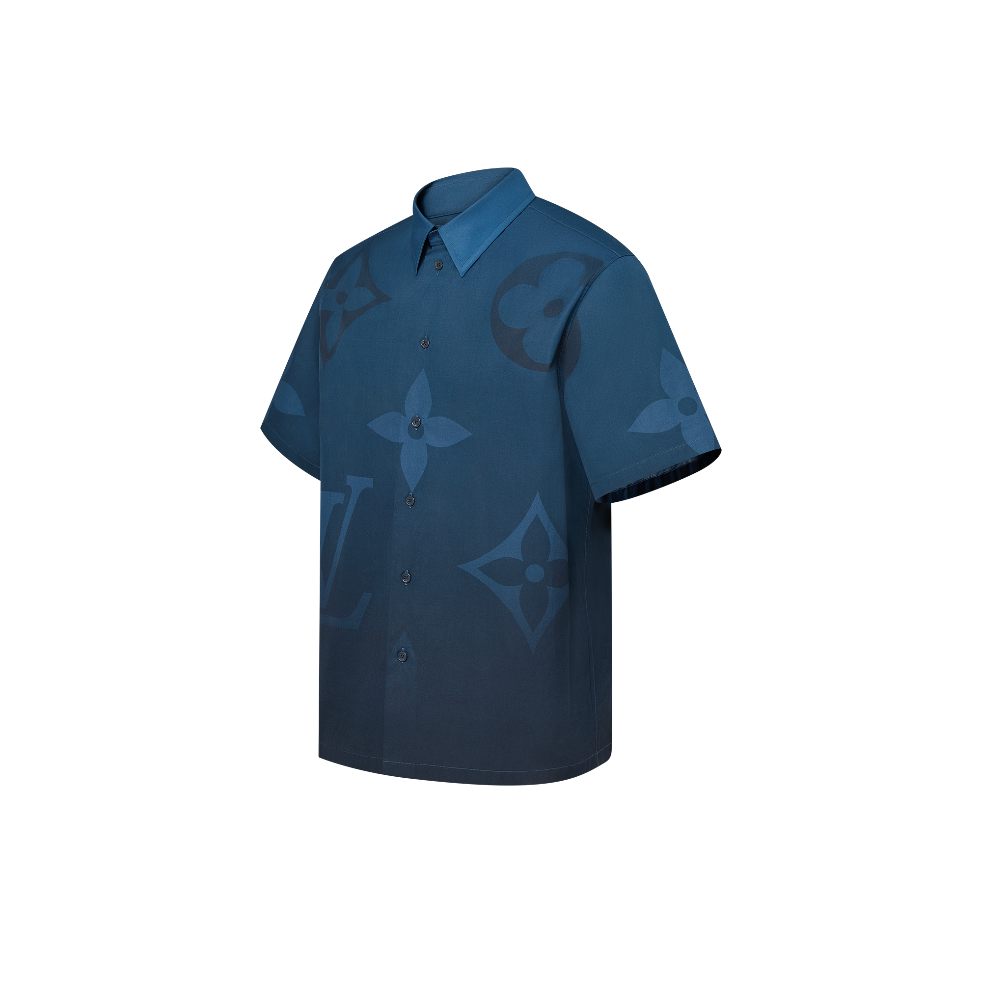 Monogram Printed Short-Sleeved Shirt  in Men