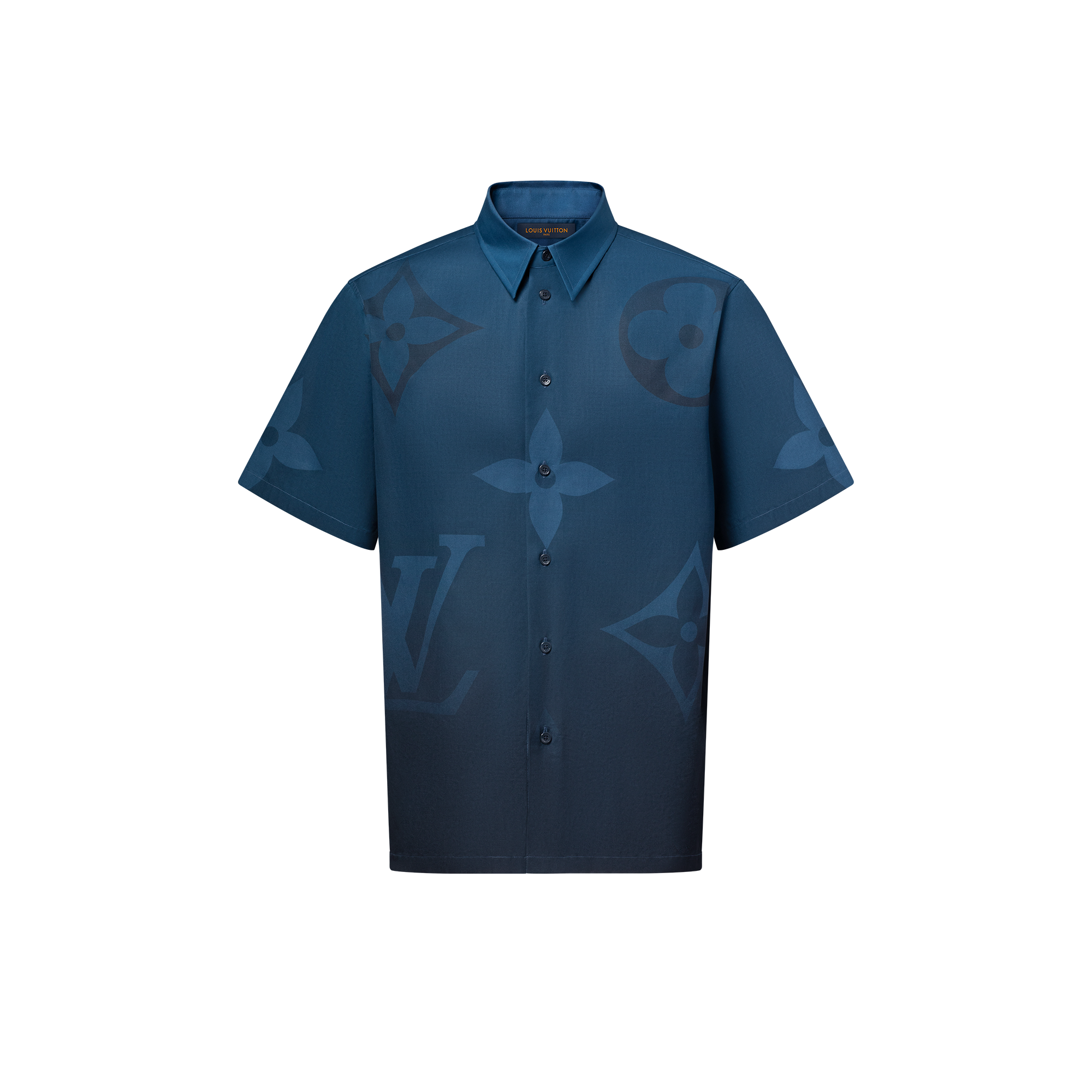 Monogram Printed Short-Sleeved Shirt  in Men