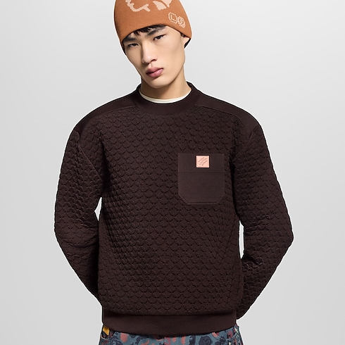 Monogram Quilted Sweatshirt in Men's Ready-to-Wear All Ready-to-Wear collections by Louis Vuitton (Product zoom)