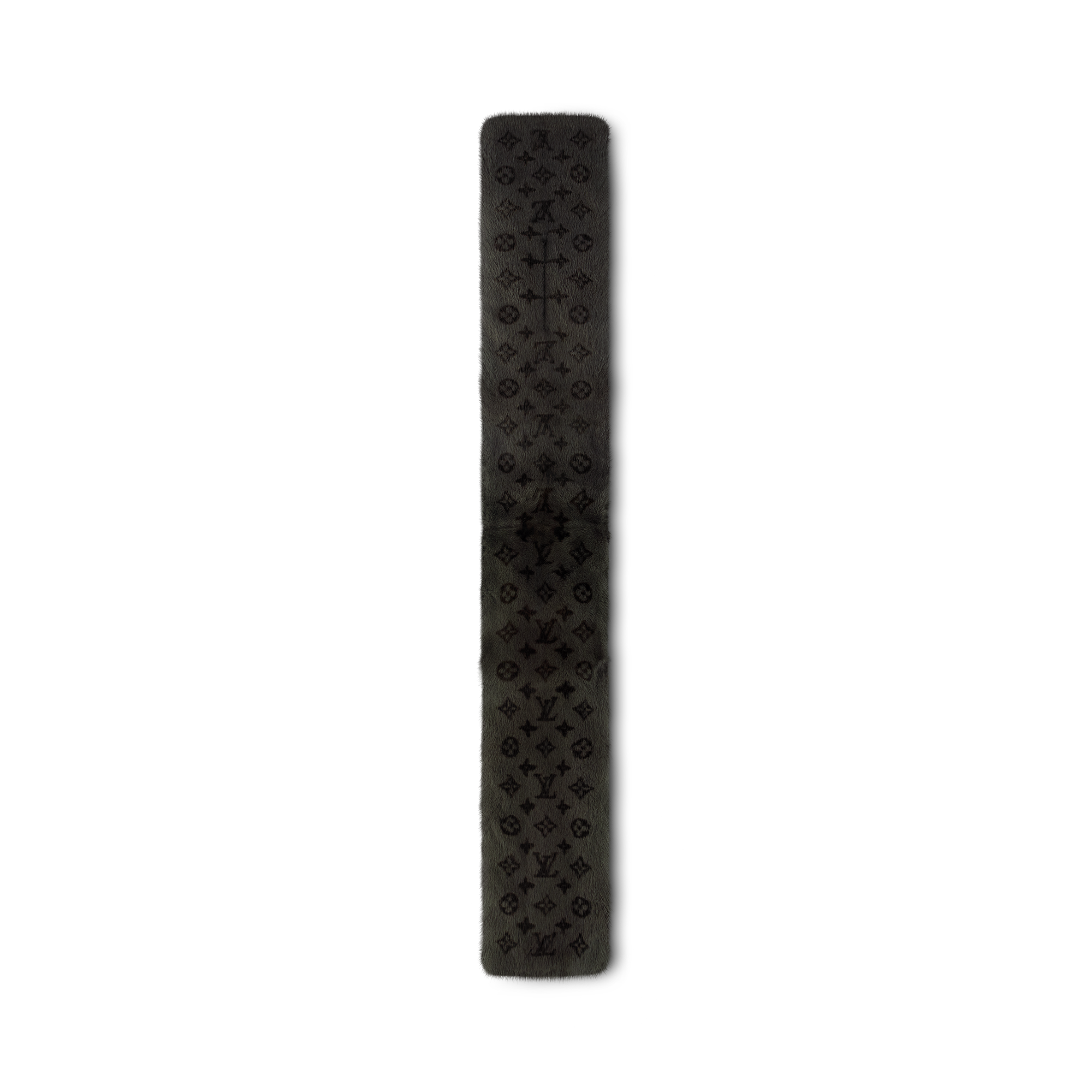 Monogram Reverse Fur Scarf . in Men