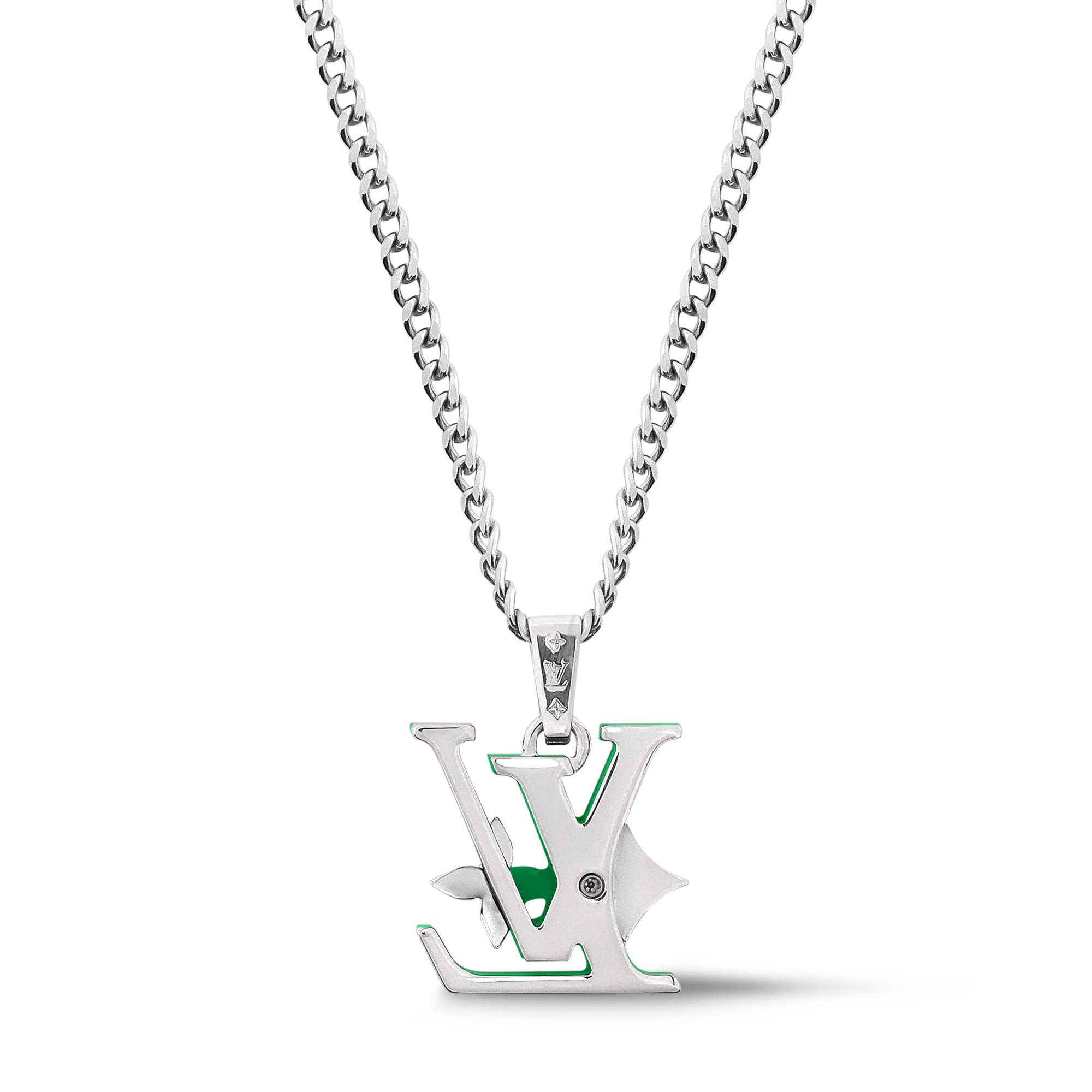 Monogram Row Pendant . in Men