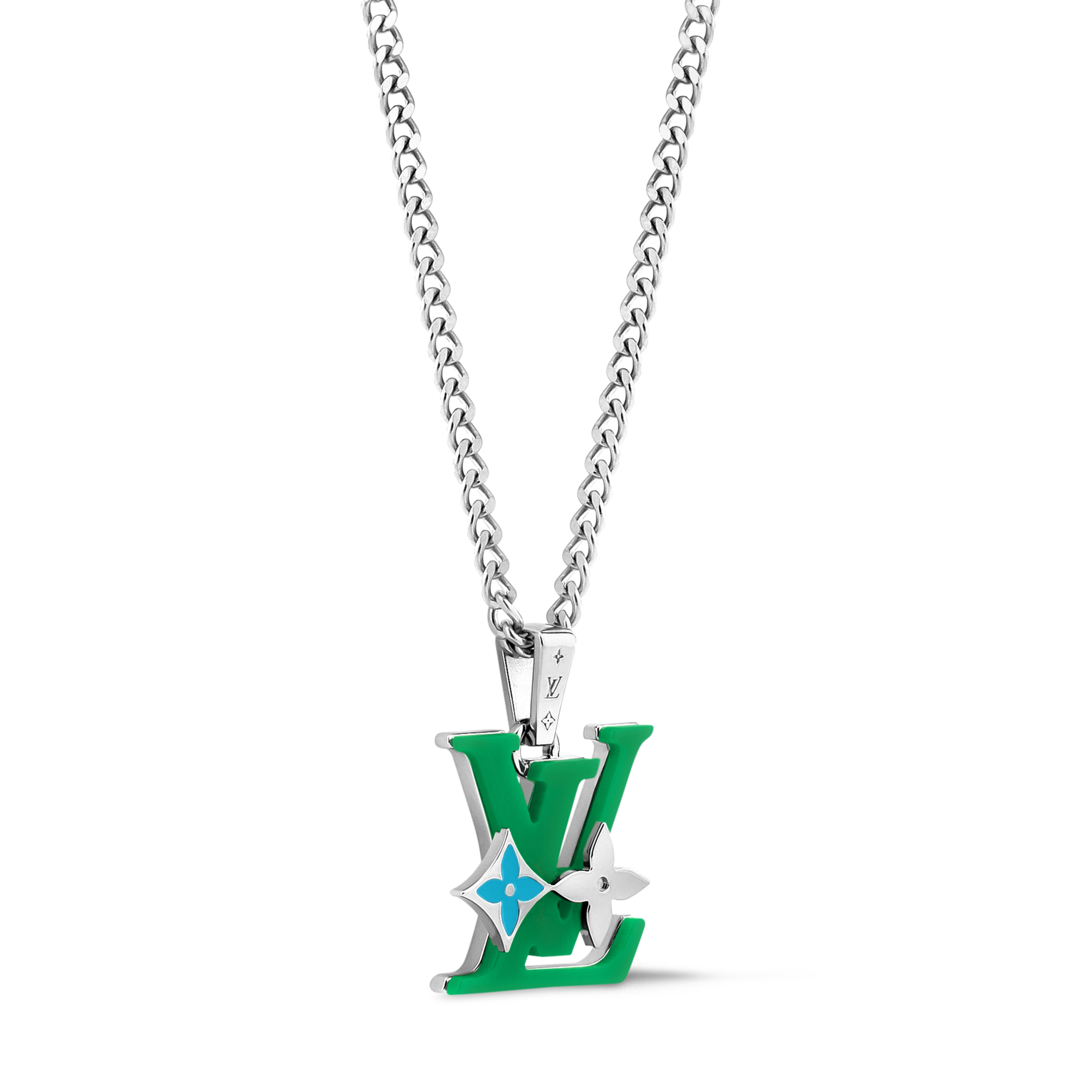 Monogram Row Pendant . in Men
