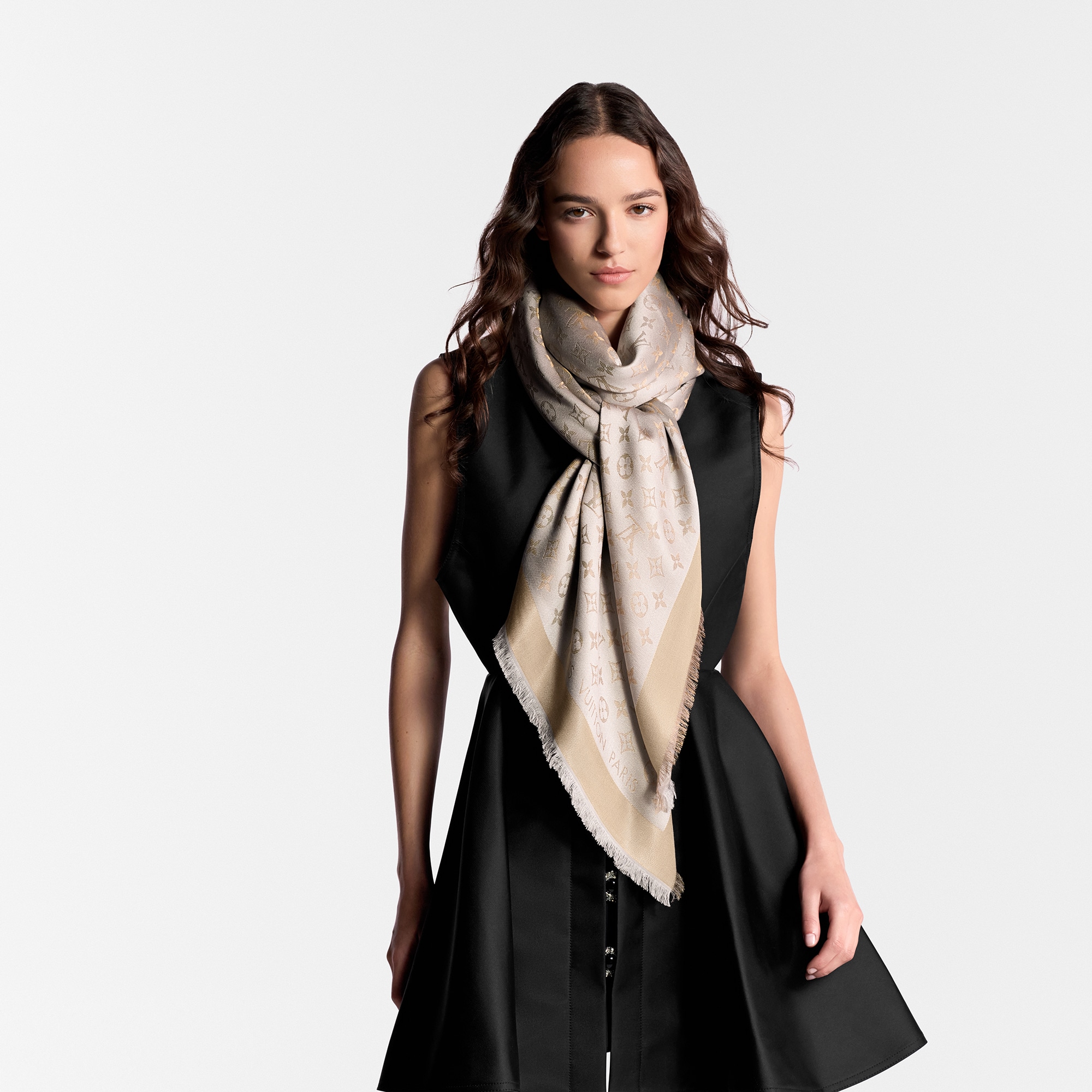 Monogram Shine Shawl . in Women