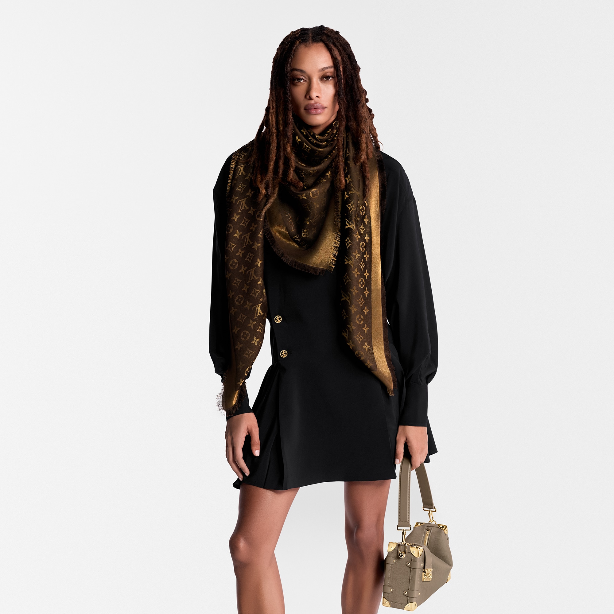 Monogram Shine Shawl . in Women