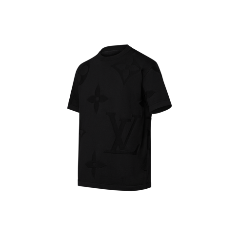 Monogram Short-Sleeved Cotton Crewneck in Men's Ready-to-Wear Knitwear and Sweatshirts collections by Louis Vuitton (Product zoom)