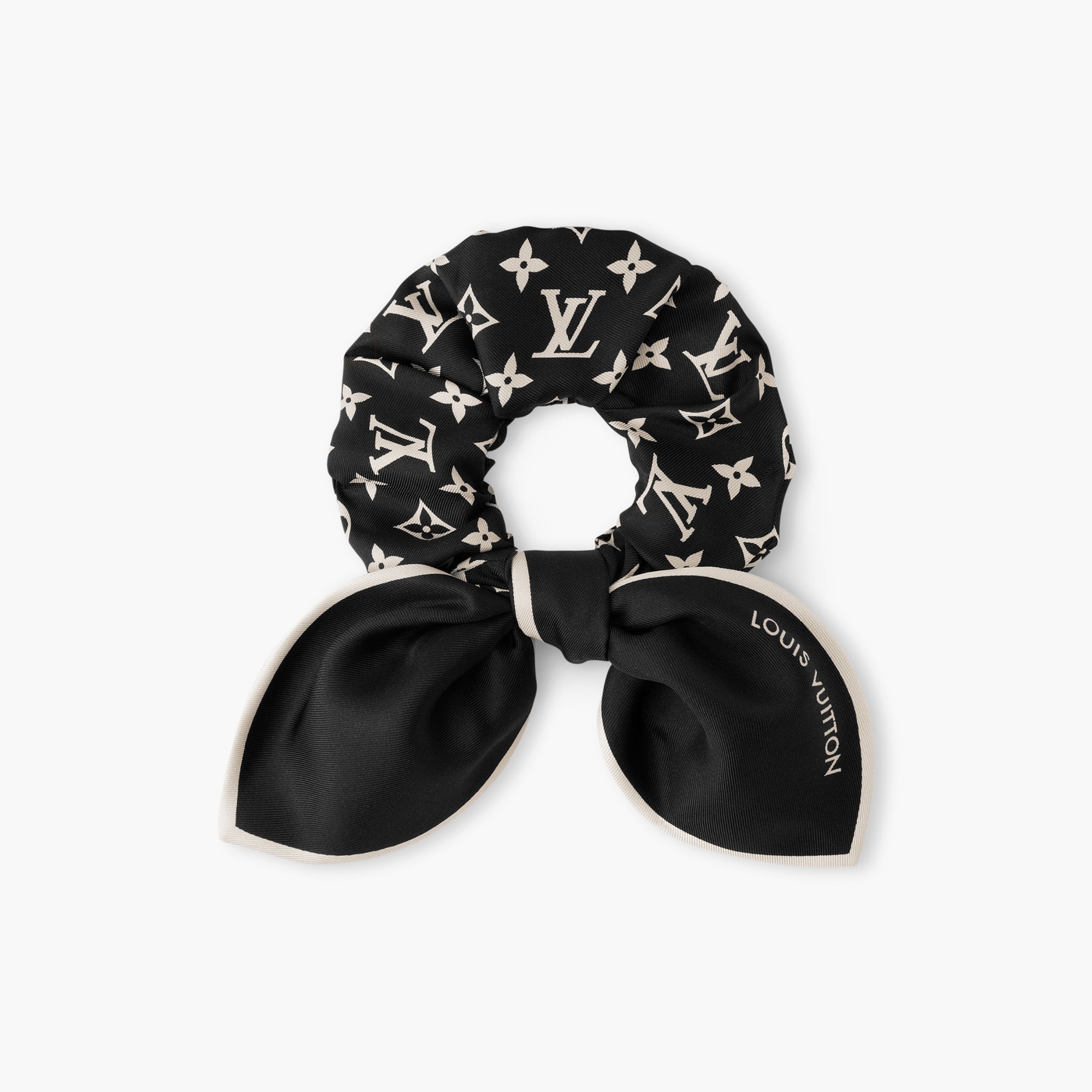 Monogram Silhouette Scrunchie