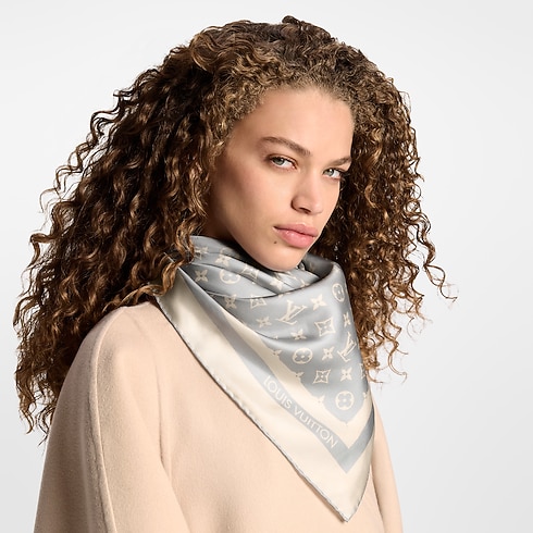 Monogram Silhouette Square 90 . in Women's Accessories Silk Squares and Bandeaus collections by Louis Vuitton (Product zoom)