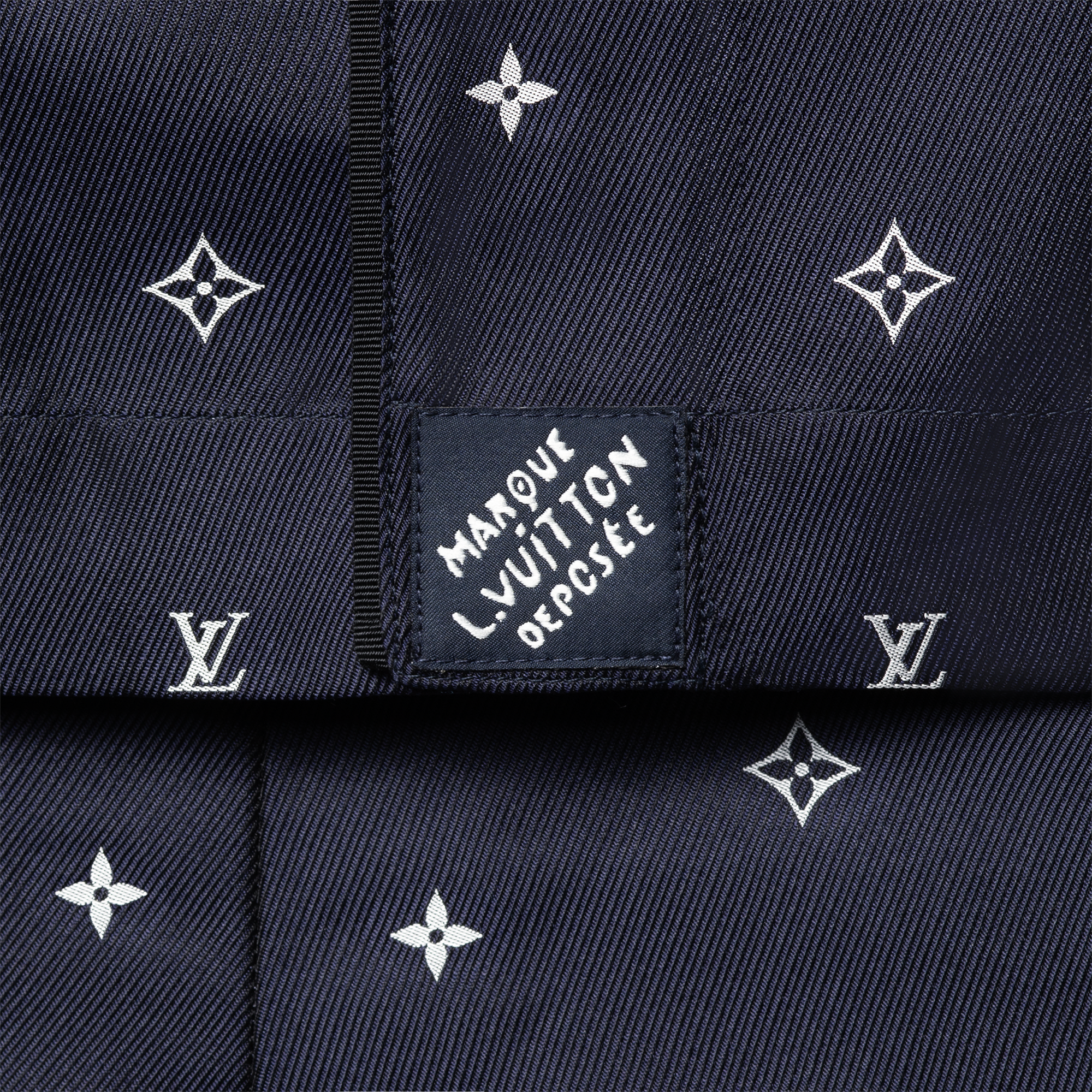 Monogram Silk Pajama Shirt   in Men