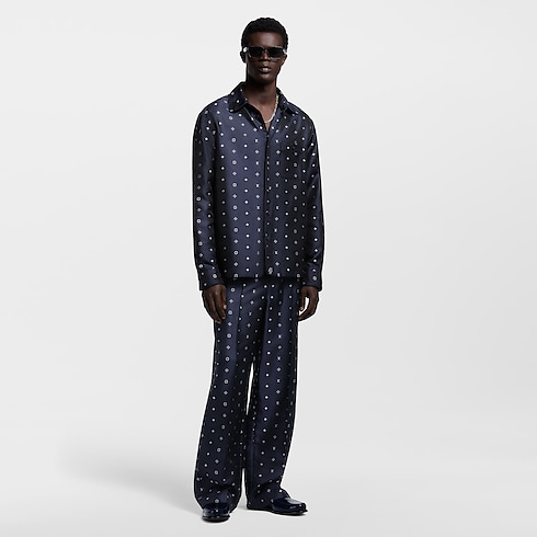 Monogram Silk Pajama Shirt in Men's Ready-to-Wear Shirts collections by Louis Vuitton (Product zoom)