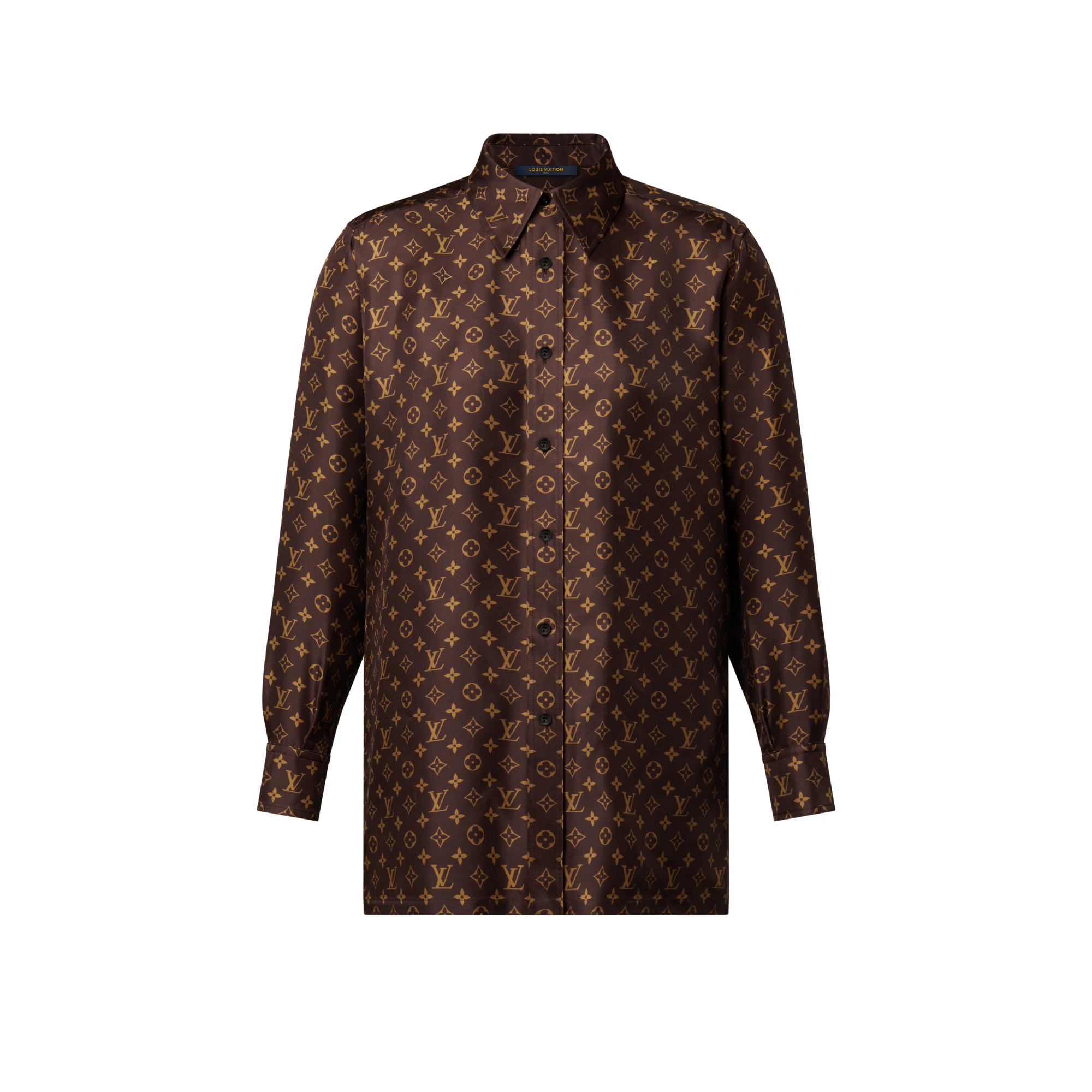 Monogram Silk Shirt  in Women