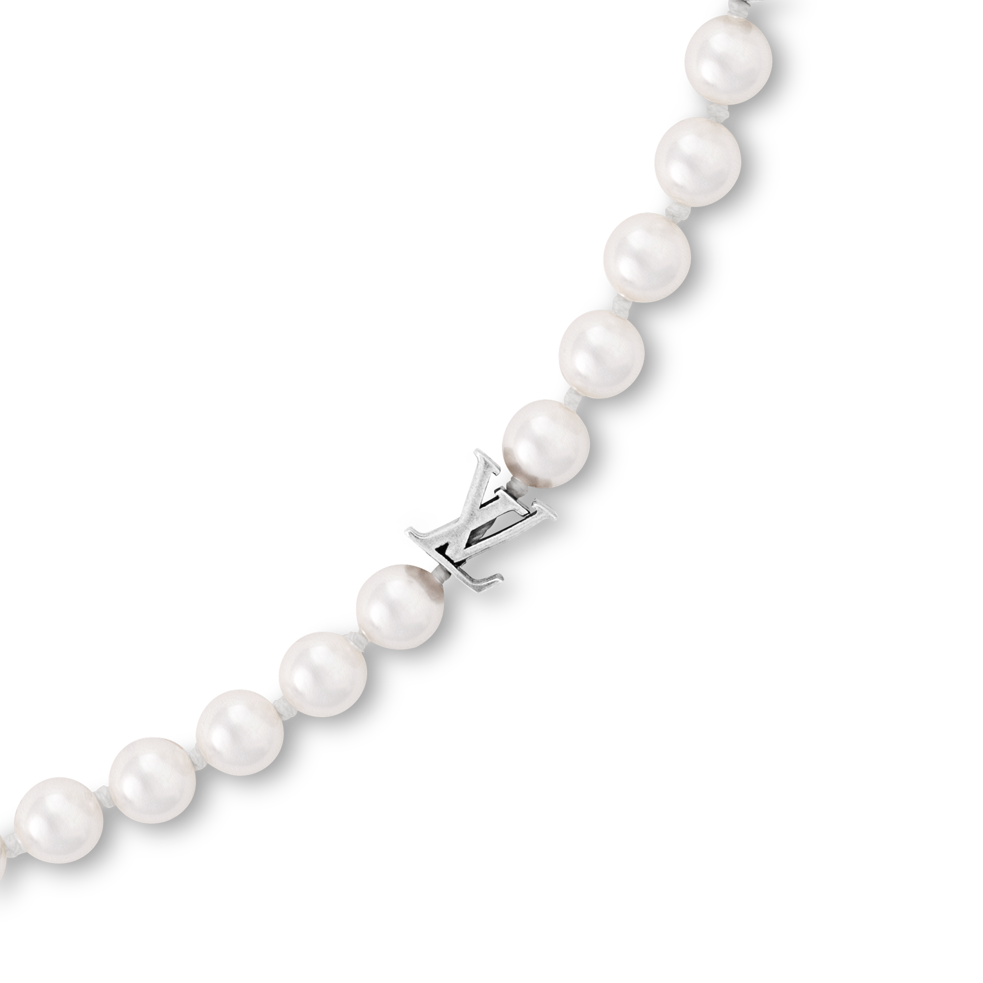 Monogram Slim Pearls Necklace . in Men