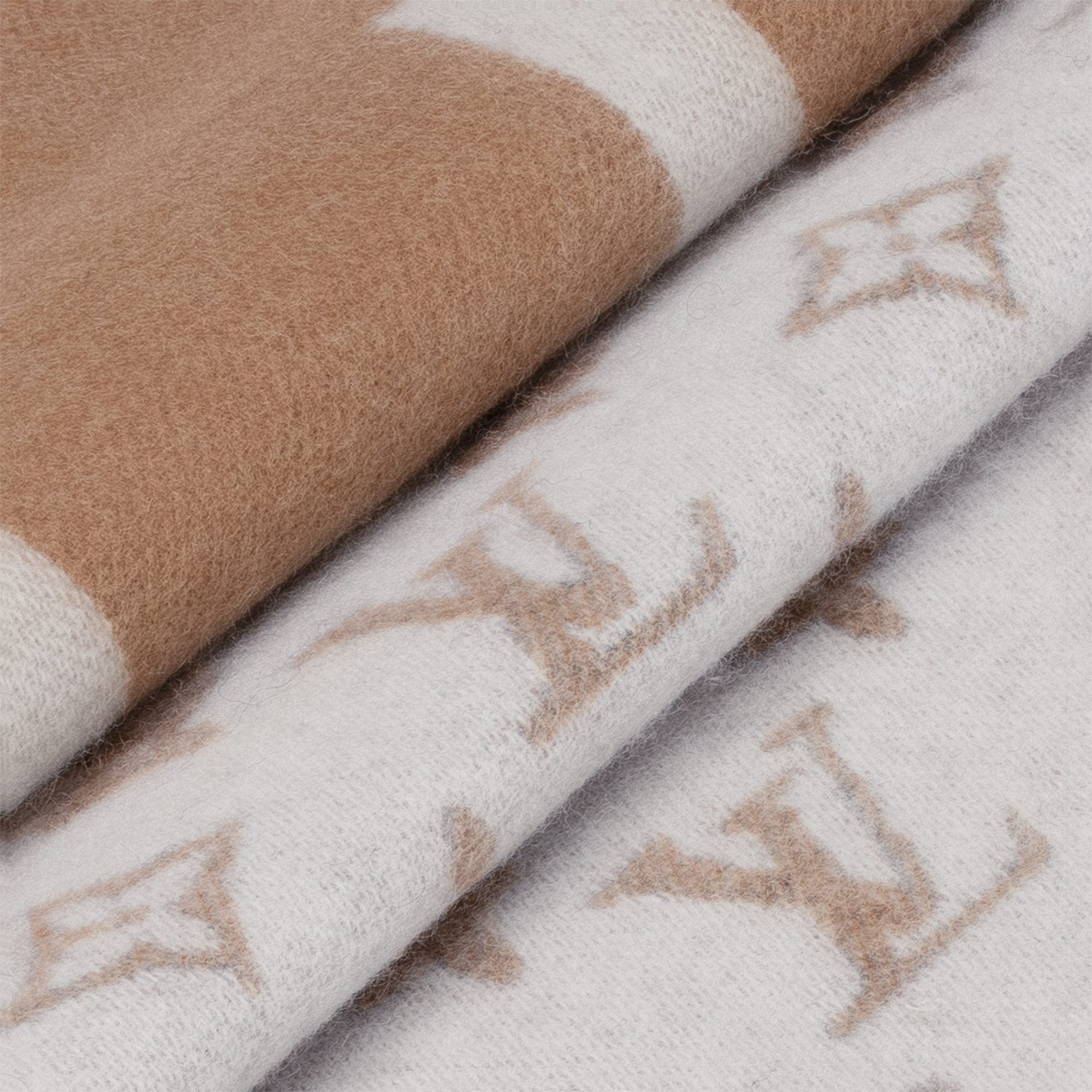 Monogram Split Scarf . in Men