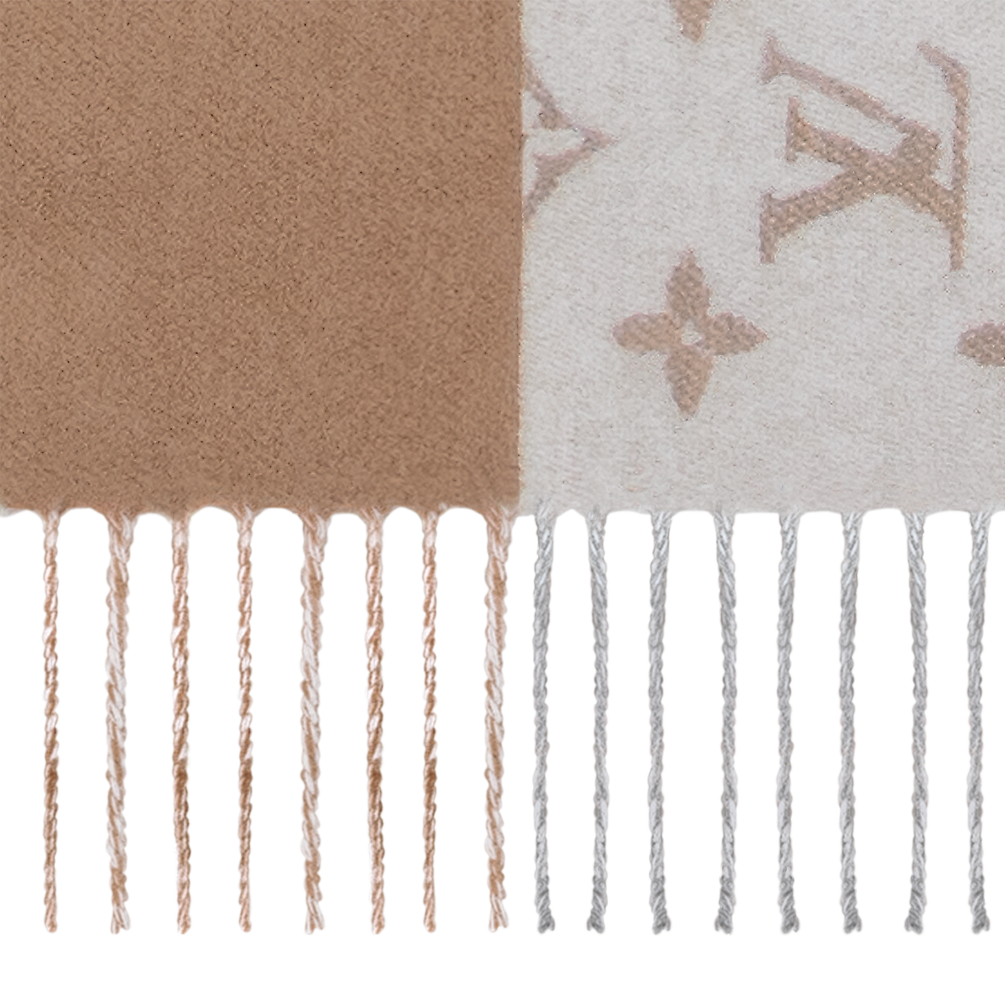 Monogram Split Scarf . in Men