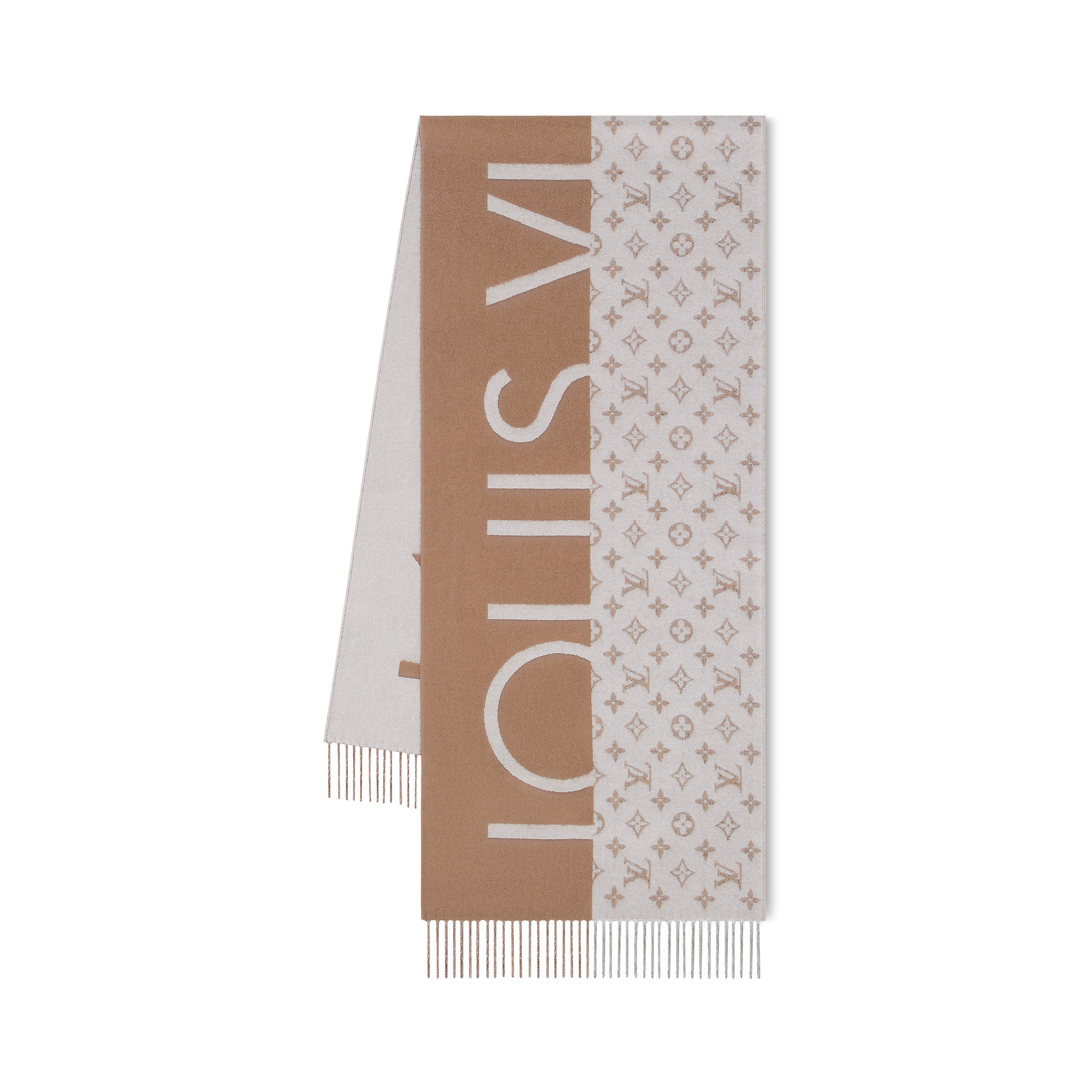 Monogram Split Scarf . in Men