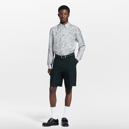 Monogram Striped Silk Shirt in Men's Ready-to-Wear Shirts collections by Louis Vuitton (Product zoom)