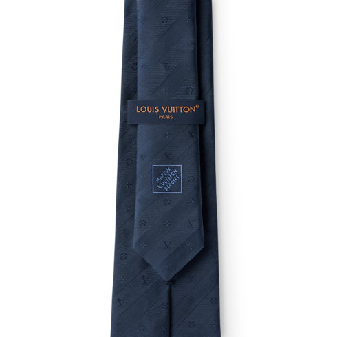 Monogram Stripy Tie . in Men's Accessories Ties and Pocket Squares collections by Louis Vuitton (Product zoom)