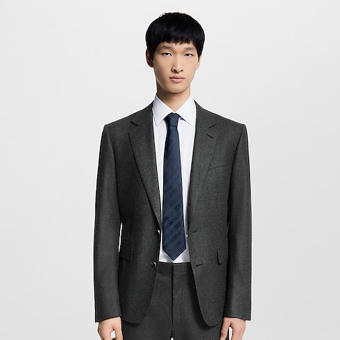 Monogram Stripy Tie . in Men's Accessories Ties and Pocket Squares collections by Louis Vuitton (Product zoom)