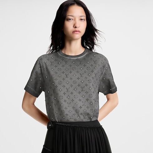 Monogram Stud T-Shirt in Women's Ready-to-Wear Tops collections by Louis Vuitton (Product zoom)