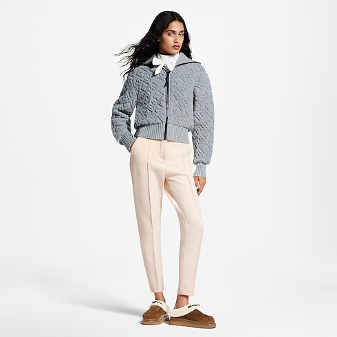 Monogram Toweling Zip-Up Jacket in Women's Ready-to-Wear Tops and Shirts collections by Louis Vuitton (Product zoom)