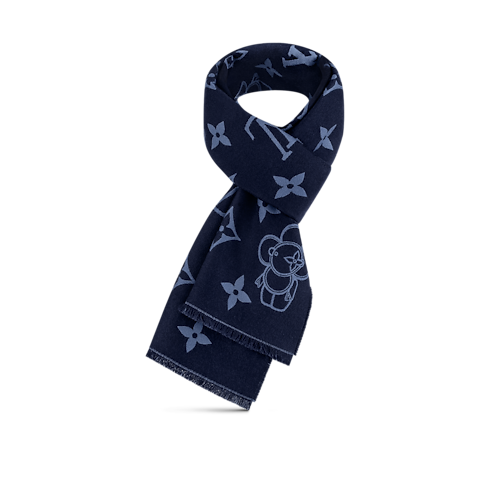 Monogram Vivienne Scarf . in Men's Accessories Scarves for Men collections by Louis Vuitton (Product zoom)