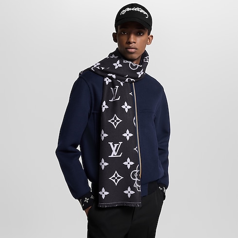 Monogram Vivienne Scarf . in Men's Accessories Scarves for Men collections by Louis Vuitton (Product zoom)