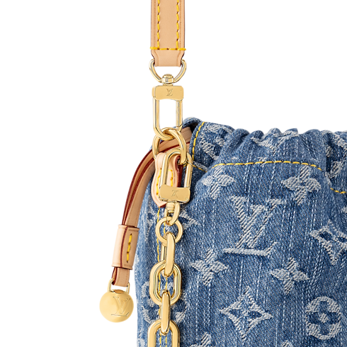 Nano Noé Monogram Denim in Women's Wallets and Small Leather Goods Wallets on Chain and Micro Bags collections by Louis Vuitton (Product zoom)