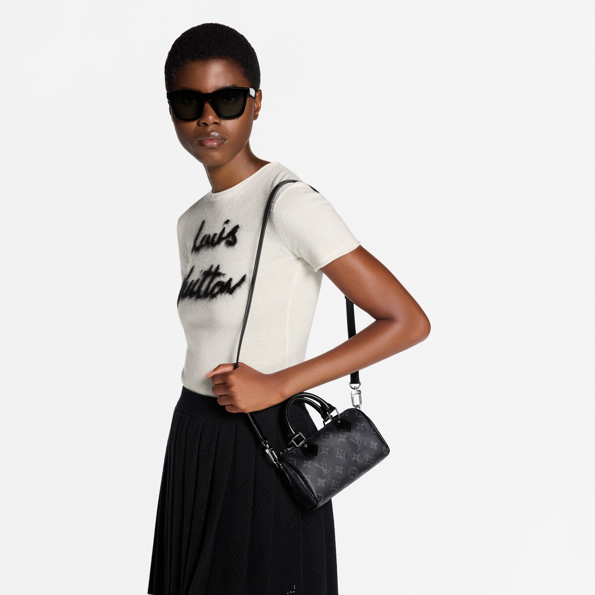 Louis Vuitton - Nano Speedy Eclipse Monogram Eclipse