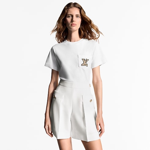 Nautical Pocket T-Shirt in Women's Ready-to-Wear Tops collections by Louis Vuitton (Product zoom)