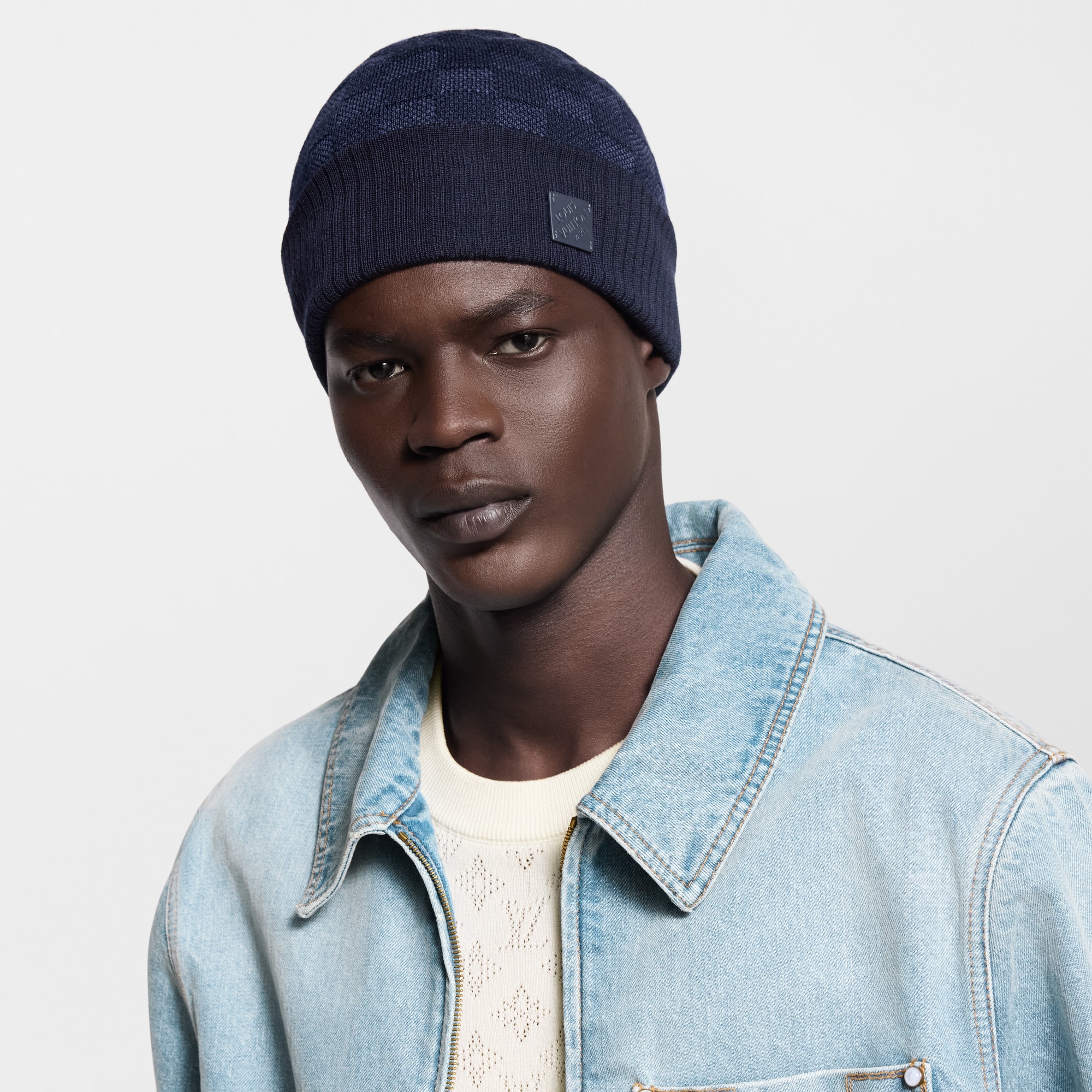 Néo Petit Damier Beanie . in Men