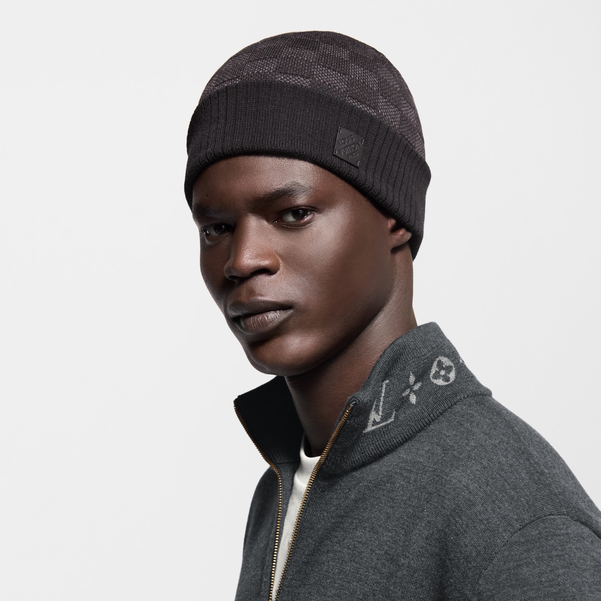 Néo Petit Damier Beanie . in Men