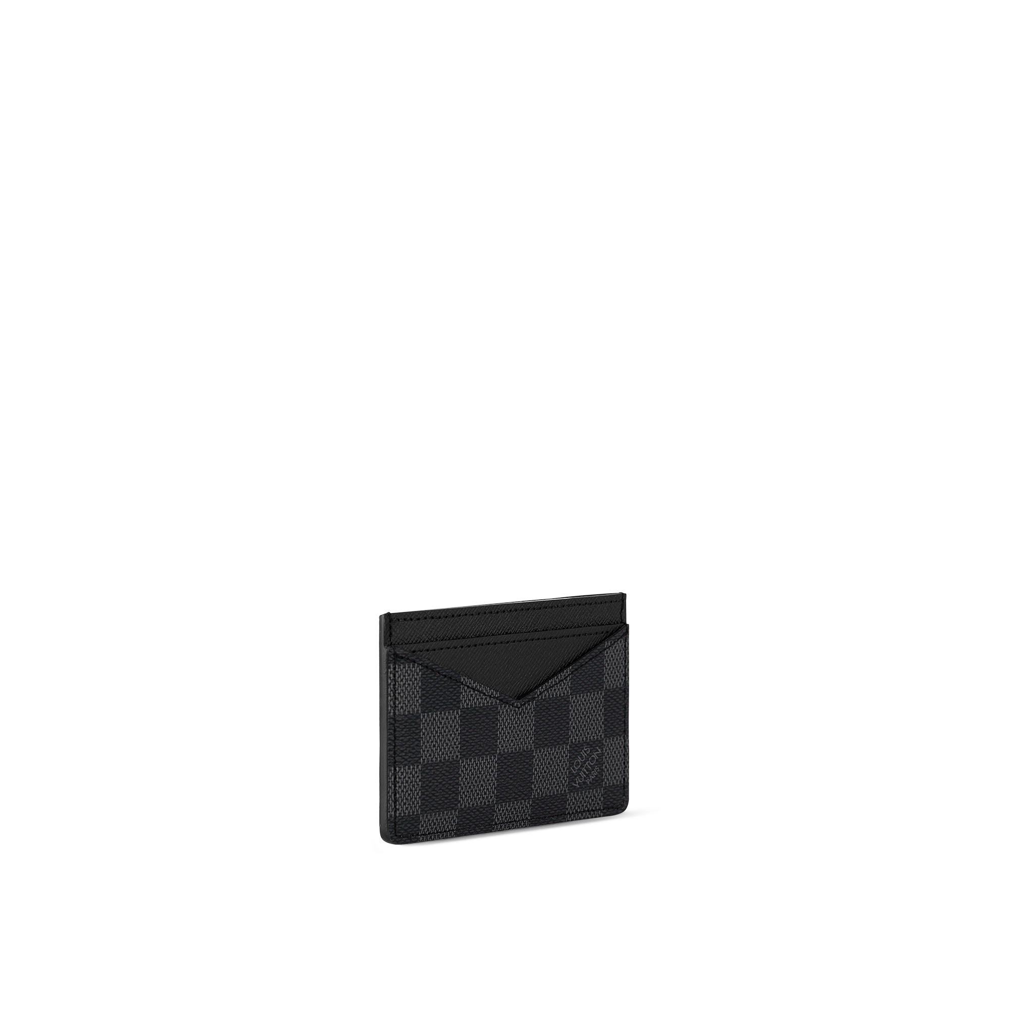 Neo Porte Cartes Damier Graphite Canvas in Holiday Gifts