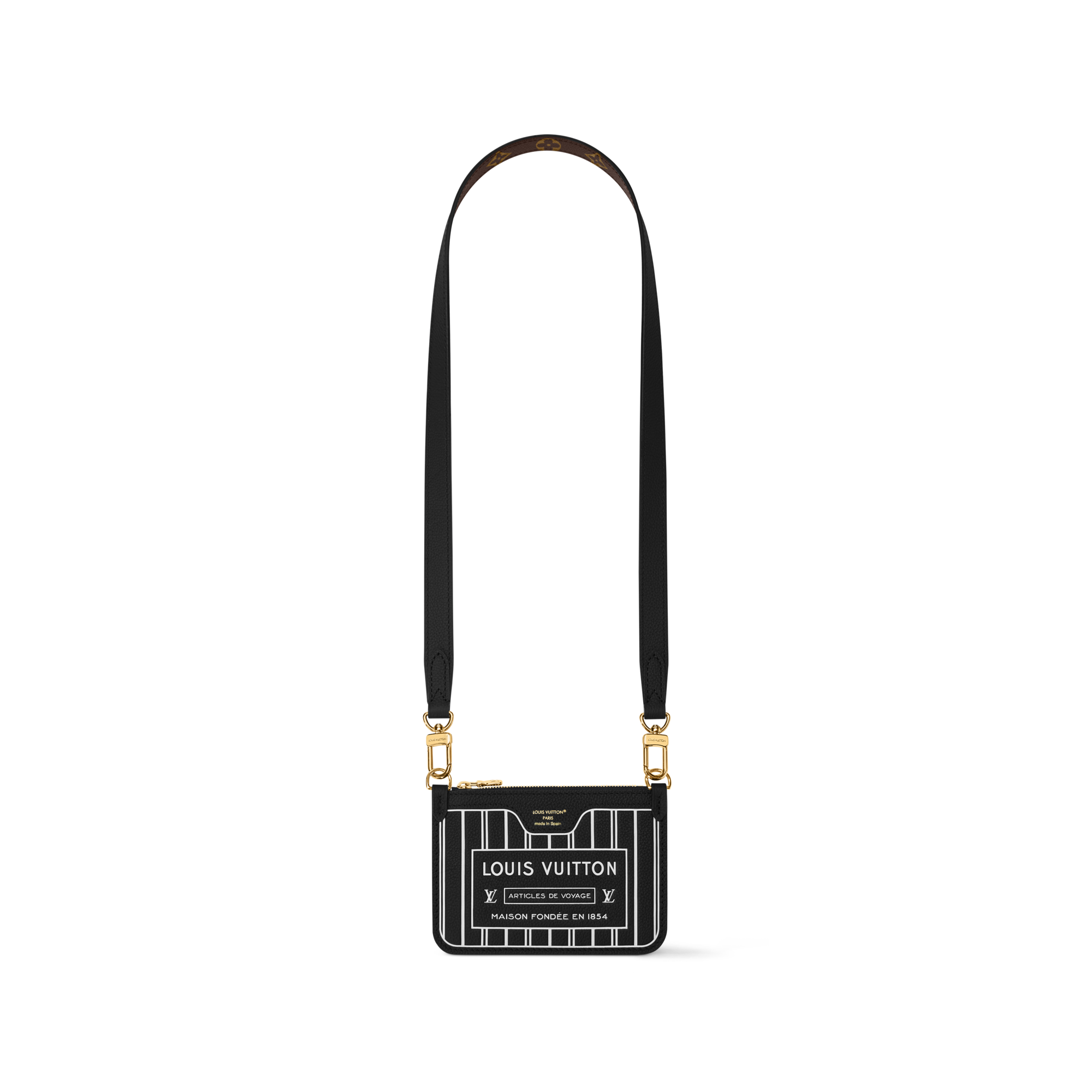 Neverfull Bandoulière Inside Out BB Monogram Eclipse in Bags and Small Leather Goods